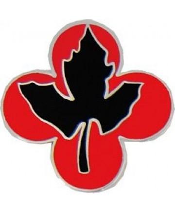 43rd Infantry Division metal hat pin