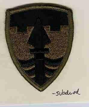 43rd Military Police Brigade Subdued patch - Saunders Military Insignia