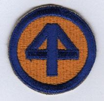 44th Infantry Division Patch, Authentic  WWII Repro Cut Edge