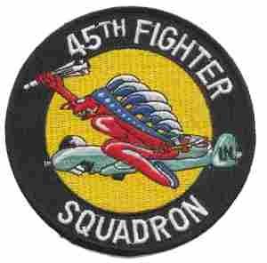 45th Fighter Squadron USAF Fighter Patch - Saunders Military Insignia