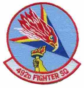 492nd Fighter Squadron Color Patch