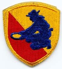 49th Infantry Division Patch WWII Cut Edge
