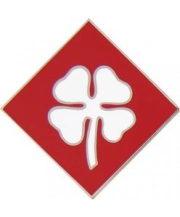 4th Army metal hat pin