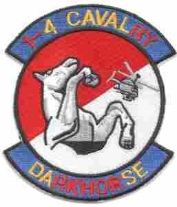 4th Cavalry 1st Squadron Custom Patch