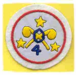 4th Chemical Company Patch, Hand Made - Saunders Military Insignia