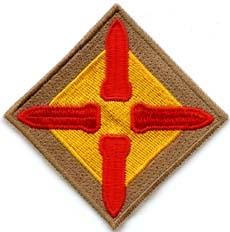 4th Coast Artillery District Patch WWII Repro 2.5x2.5