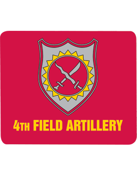 4th Field Artillery mouse pad - Saunders Military Insignia