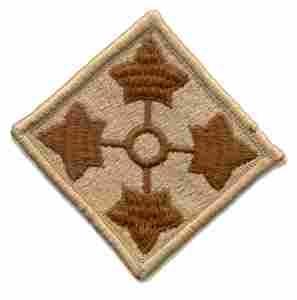 4th Infantry Division Patch, Desert Subdued