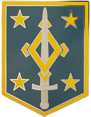 4th Maneuver Enhancement Brigade Combat Service Identification Badge - Saunders Military Insignia