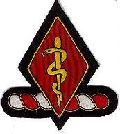 4th Medical Battalion Custom made Cloth Patch - Saunders Military Insignia