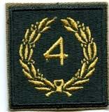 4th Meritorious Award Army Green Border AG44