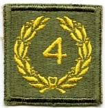4th Meritorious Award Patch - Saunders Military Insignia