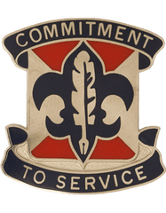 4th Personnel Service Unit Crest - Saunders Military Insignia