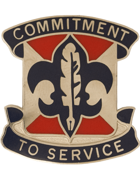 4th Personnel Service Unit Crest - Saunders Military Insignia