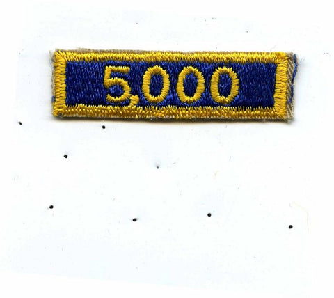 5000 hours tab patch - Saunders Military Insignia