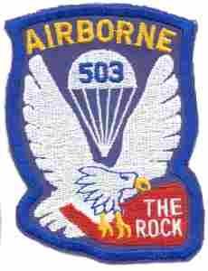 503rd Airborne Infantry Patch-Custom and Handcrafted
