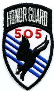 505th Airborne Honor Guard Patch