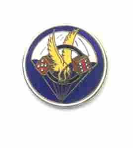 506th Airborne Para Infantry metal hat pin