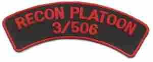 506th Reconnaissance  3rd Platoon, Scroll