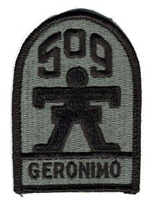 509th Infantry Geronimo Army ACU Patch with Velcro