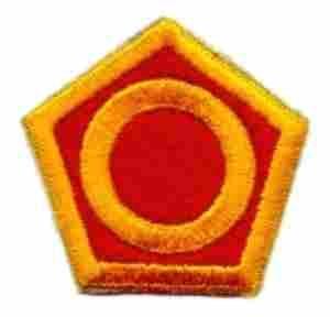 50th Infantry Division - Phantom Patch Authentic Repro WWII Cut Edge