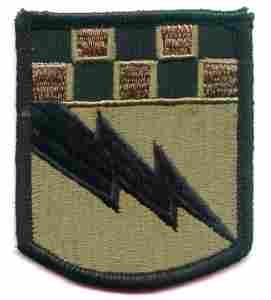 525th Military Intelligence Brigade, subdued patch - Saunders Military Insignia