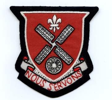 52nd Armored Engineer Battalion, Custom made Cloth Patch - Saunders Military Insignia