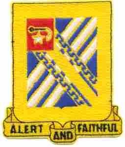 544th Airborne Field Artillery Custom made Cloth Patch - Saunders Military Insignia