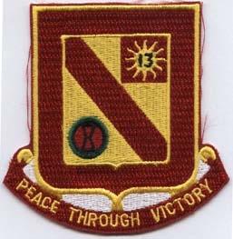 555th Airborne Field Artillery Custom made Cloth Patch - Saunders Military Insignia