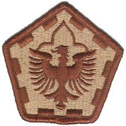 555TH Engineer Brigade, Desert Cloth Patch - Saunders Military Insignia
