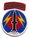56th Field Artillery Brigade with Pershing Tab