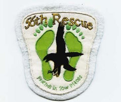 56th Rescue Custom made Cloth Patch - Saunders Military Insignia