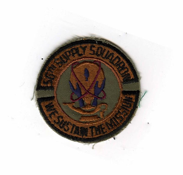 56th Supply Squadron Subdued Patch