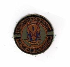 56th Supply Squadron Subdued Patch - Saunders Military Insignia