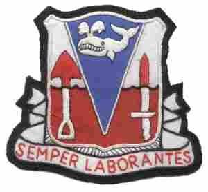 579th Engineer Battalion Custom made Cloth Patch