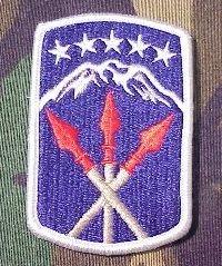 593rd Sustainment Brigade Full Color Merrowed Edge - Saunders Military Insignia
