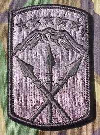 593rs Sustainment Brigade Army ACU Patch with Velcro - Saunders Military Insignia