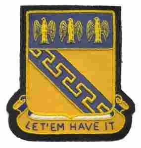 59th Infantry Regiment Custom made Cloth Patch