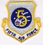 5th Air Force Color Patch - Saunders Military Insignia