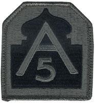 5th Army, Army ACU Patch with Velcro - Saunders Military Insignia