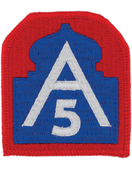 5th Army Corps Color Patch - Saunders Military Insignia