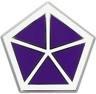 5th Corps Combat Service Identification Badge, Metal Badge