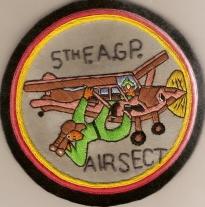 5th Field Artillery Group Air Section Cloth Patch