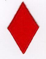 5th Infantry Division Patch, Authentic WWII Repro Cut Edge