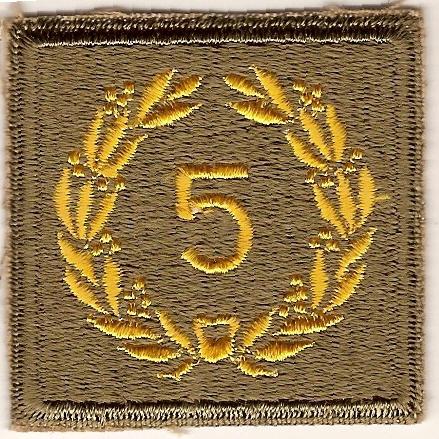 5th Meritorious Award, Patch - Saunders Military Insignia