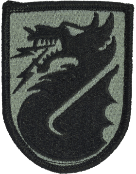 5th Signal Command  ACU Patch with Velcro Backing