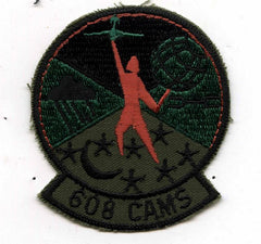 608th Consolidated Aircraft Maintenance Squadron Patch, subdued - Saunders Military Insignia
