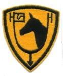 61st Cavalry Division Patch, Felt