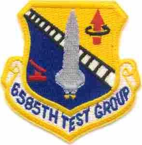 6585th Test Group Patch - Saunders Military Insignia
