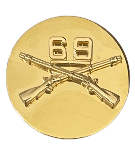 69th Infantry Enlisted Regimental Branch Of Service Insignia Badge - Saunders Military Insignia